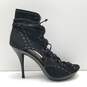 I Promise U Women's Black Faux Suede Heels Size 8.5 image number 1
