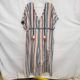 NWT Anthropologie The Odells WM's Monroe Striped Jumpsuit Size L alternative image