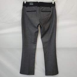 NWT Express Columnist Barely Boot Gray Black Trousers Size 4 S alternative image