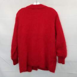 Vintage Venesha Red Button Up Sweater Size L alternative image