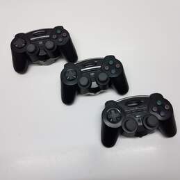 3 PlayStation 2 Wireless Controllers - NOT Tested
