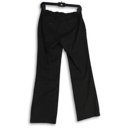 Womens Gray Flat Front Slash Pocket Bootcut Leg Dress Pants Size 0 alternative image