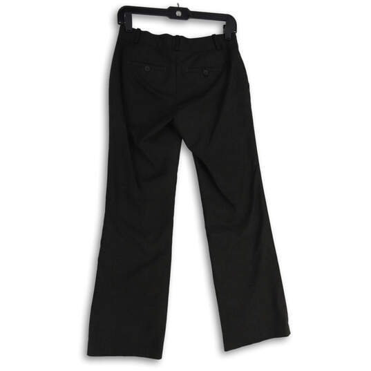 Womens Gray Flat Front Slash Pocket Bootcut Leg Dress Pants Size 0 image number 2
