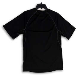 Mens Black Short Sleeve Crew Neck Activewear Pullover T-Shirt Size Medium alternative image