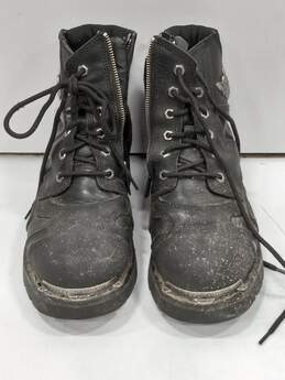 Harley Davidson Men's Stealth Black Leather Boots Size 11