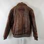 Bare Fox Vintage Men's Brown Leather Jacket SZ 2XL NWT image number 15
