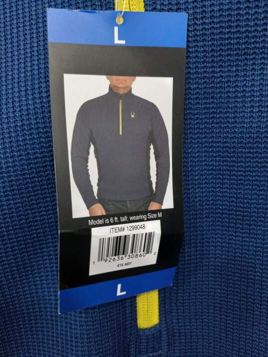Men's Spyder Outbound Half-Zip Sweater Jacket Sz L NWT image number 5