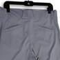 NWT Mens Gray Striped Straight Leg Baseball Ankle Pants Size Large image number 4