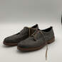 Mens C25106 Gray Brown Nubuck Round Toe Lace-Up Derby Dress Shoes Size 12 M image number 2