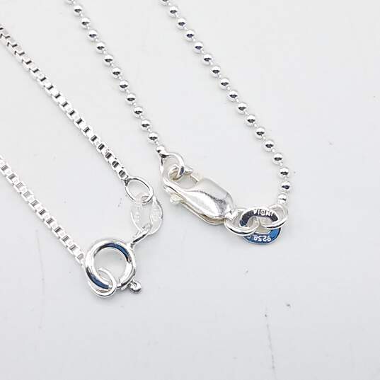 2x 925 Sterling Silver Necklaces image number 2