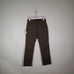 Mens Comfort Modern Fit Fit Flat Front Straight Leg Chino Pants Size 38