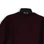NWT Womens Purple Reverse Weave Crew Neck Cropped Pullover Sweatshirt Size XS image number 4