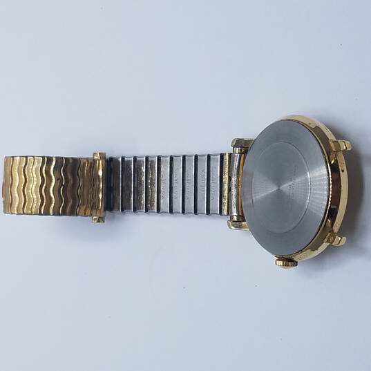 Timex Gold Tone Manual Wind Vintage Watch 39.0g image number 6