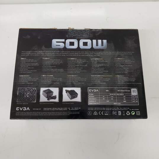SEALED EVGA 600w 80 Plus Certified Power Supply image number 3