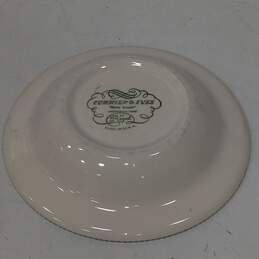 Curried & Ives by Royal Early Winter White and Blue Ceramic Bowl alternative image