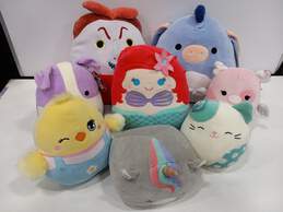 Bundle of Eight Assorted Squishmallows Plush Toys