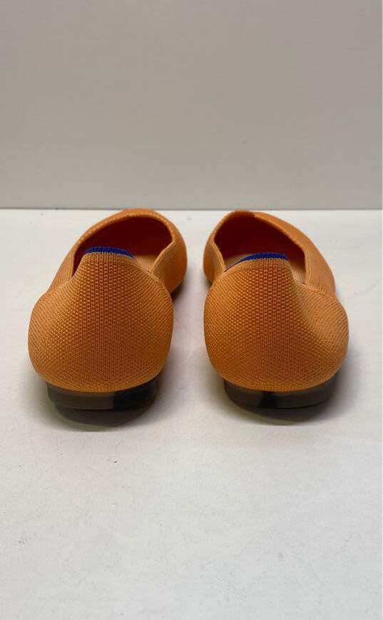 Rothy's The Flat Knit Flats Orange 9.5 image number 4
