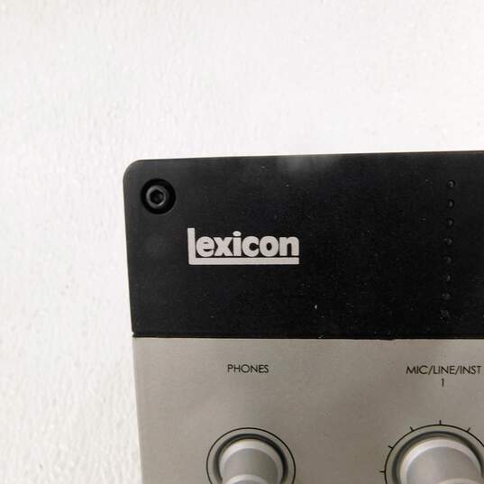Lexicon Brand I-ONIX U22 Model USB Desktop Recording Studio w/ Original Box and Accessories image number 7