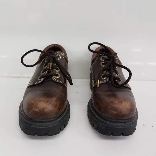 London Underground Brown Oxford Shoes Size 7M image number 5