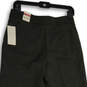 NWT Womens Gray Flat Front Welt Pocket Straight Leg Ankle Pants Size 6P image number 4