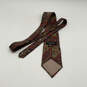 Mens Multicolor Silk Paisley Four-In-Hand Adjustable Designer Neck Tie image number 2