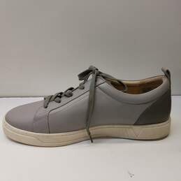 Vionic Lucas Gray Leather Lace Up Sneakers Men's Size 11 M alternative image