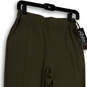 NWT Womens Green Flat Front Elastic Waist Pull-On Cropped Pants Size S image number 3