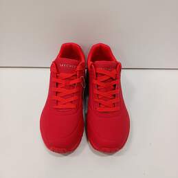 Skechers Street LA Air-Cooled Memory Foam Red Sneakers Size 7.5