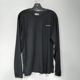 Colombia River Chill Black Men's Long Sleeve Shirt Size L NWT
