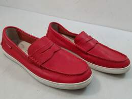 Cole Haan Grand.Os Red Leather Loafer Slip On Shoes Mens Size 9.5