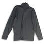 NWT Mens Gray 1/4 Zip Mock Neck Long Sleeve Pullover T-Shirt Size Medium image number 2