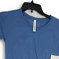 NWT Womens Blue Crew Neck Short Sleeve Activewear T-Shirt Size S/P image number 3