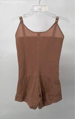 Lycra Womens Brown Sleeveless One-Piece Bodysuit Body Shaper Size L With Tag alternative image