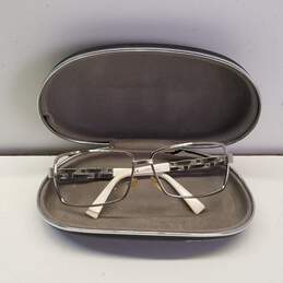 Giorgio Armani Square Silver Eyeglasses Rx (Frame)