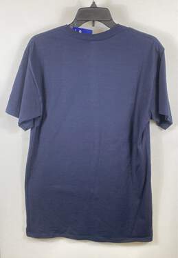 NWT Champion Mens Blue Cotton Athletic Wear Short Sleeve Pullover T-Shirt Size M alternative image