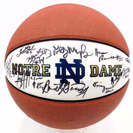 2000-01 Notre Dame Fighting Irish Men's Basketball Team Signed Ball