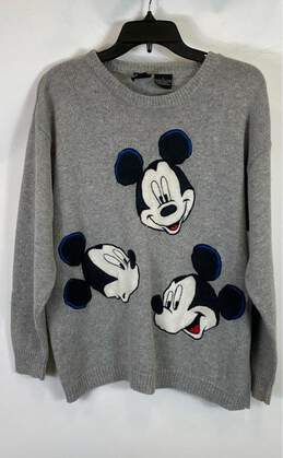 Mickey Unlimited Gray Vintage Sweater - Size Large