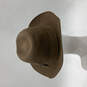 Mens Penn Brown Bow Band Wide Brim Teardrop Crown Fedora Hat Size 60/7.5 image number 4