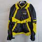 Men's SPIDI motorcycle riding technical padded jacket yellow black 3XL image number 1
