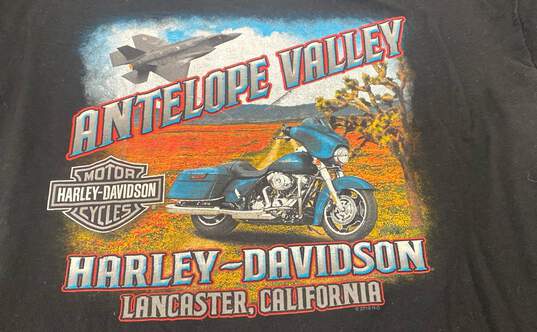 Harley Davidson Men's Black Graphic T-Shirt- 2XL image number 6
