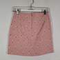 NWT Womens Floral Back Zip Flat Front Short Mini Skirt Size Small image number 1