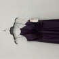 NWT Womens Purple Bridesmaids Sleeveless Back Zip Long Maxi Dress Size 10 image number 3