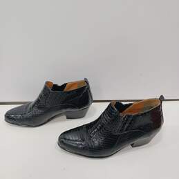 Giorgio Bruitini Black Genuine Snakeskin Shoes Size 8M alternative image