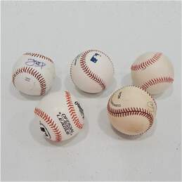 5 Autographed Baseballs