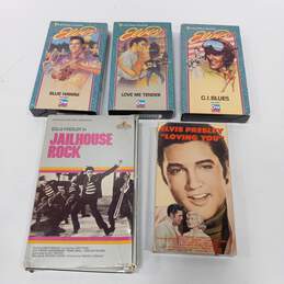 Bundle of 5 Assorted Elvis Presley VHS Tapes