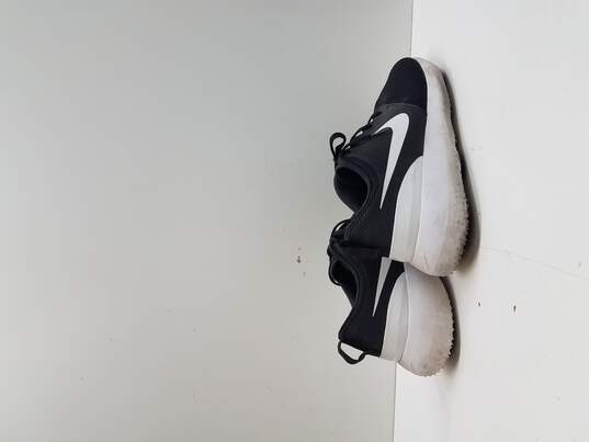Nike Roshe Golf Shoes Men's Size 11.5 Mesh Fabric Black White image number 6
