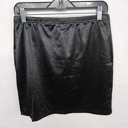 Verdusa Black Chain Accent Skirt alternative image