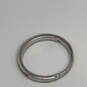 Designer Swarovski Silver-Tone Clear Rhinestone Classic Band Ring image number 2