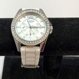 Designer Fossil ES-2344 Stainless Steel Round Dial Quartz Analog Wristwatch