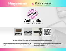 Authentic Womens BE-2309 3829 Black Full-Rim Square Glasses WDI0484554-H alternative image